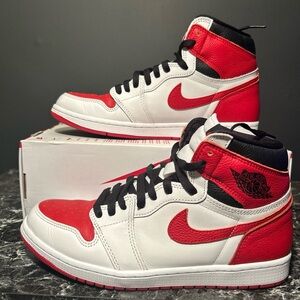 Nike Air Jordan 1 Retro OG High Heritage 555088-161 Size 10.5 M Clean